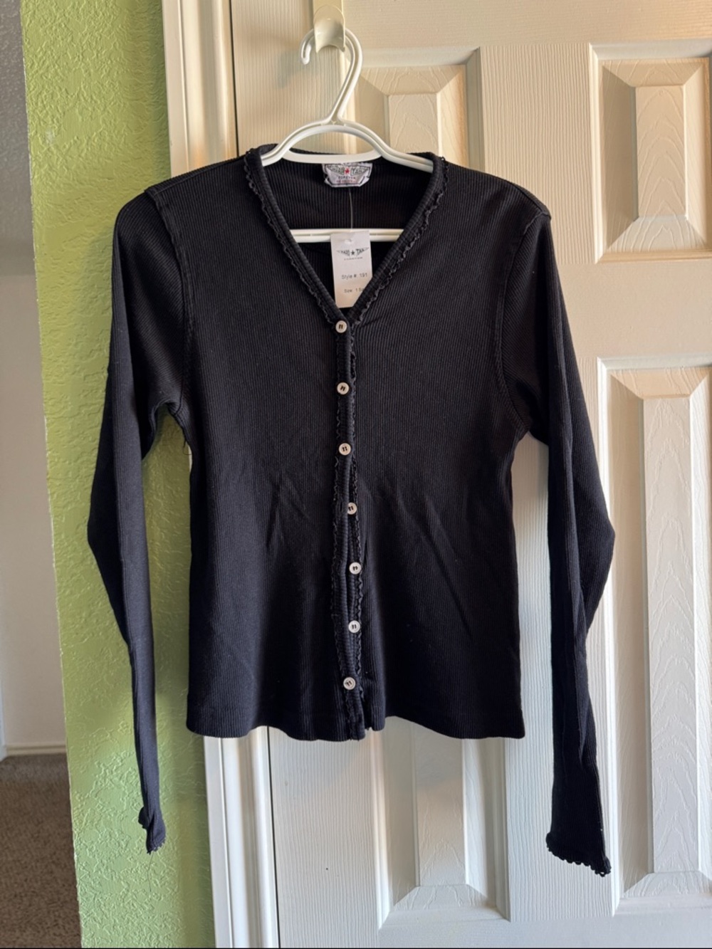 Hard Tail ribbed long sleeve top